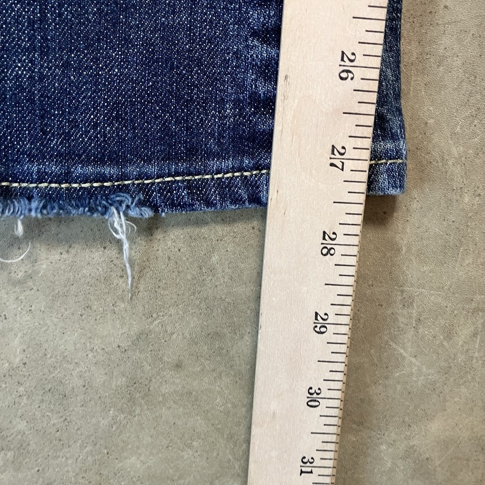Citizens of humanity jeans Womens Size 27 Blue Stretch Low Waist Flair Leg Y2K - Picture 6 of 16